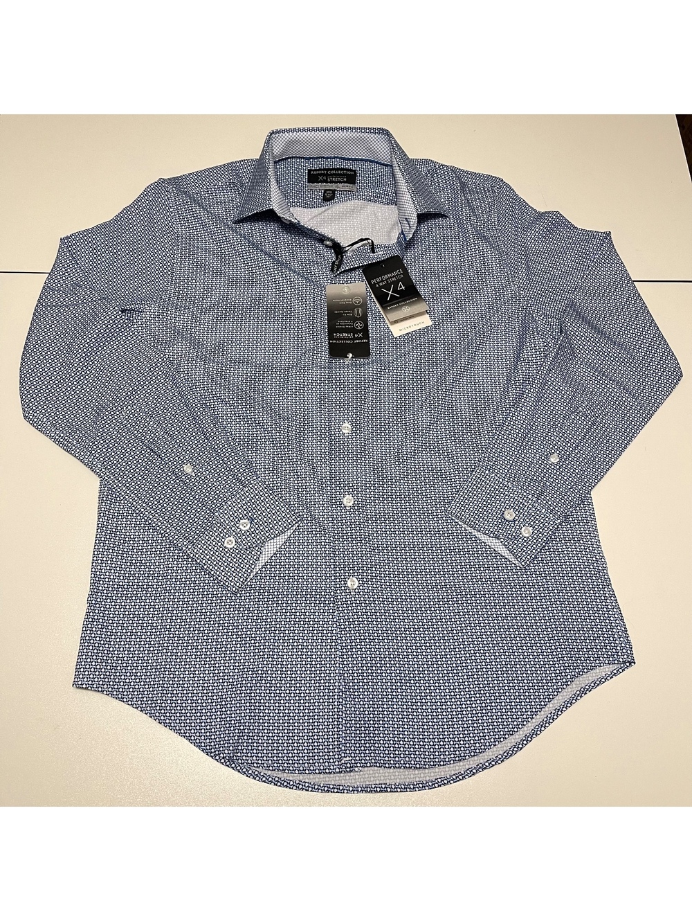 Report Collection Men's Size Medium Slim Fit Dress Shirt